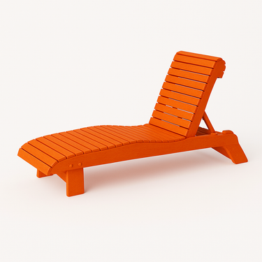 Riviera Classic Lounger™ Premium Poly-Luxe Recycled Plastic Chaise Lounge